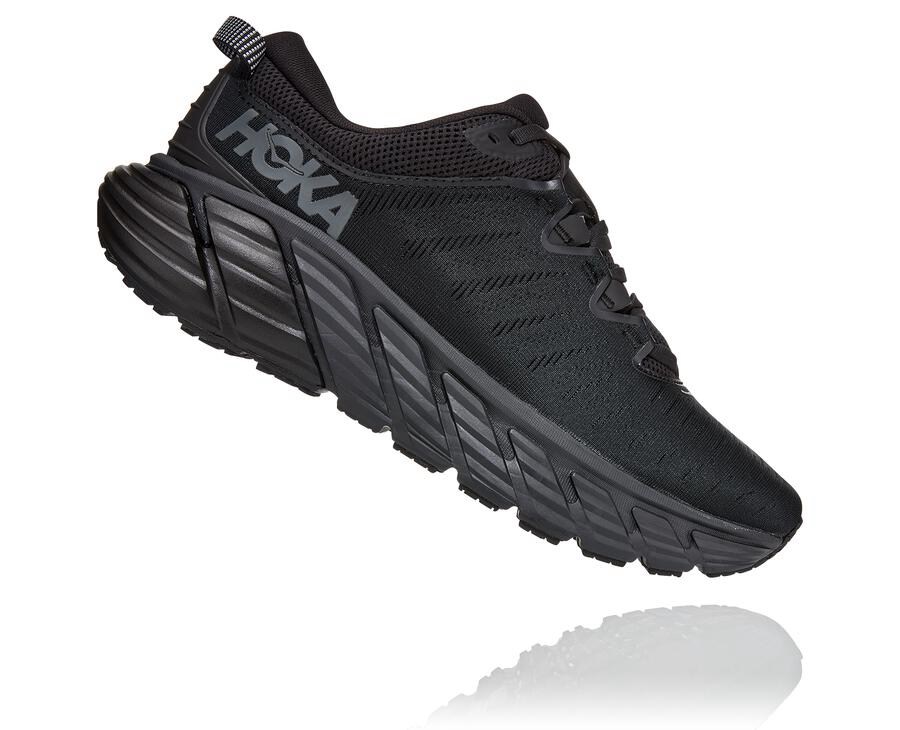 Hoka One One ランニングシューズ メンズ 黒 - Gaviota 3 - SY9654873